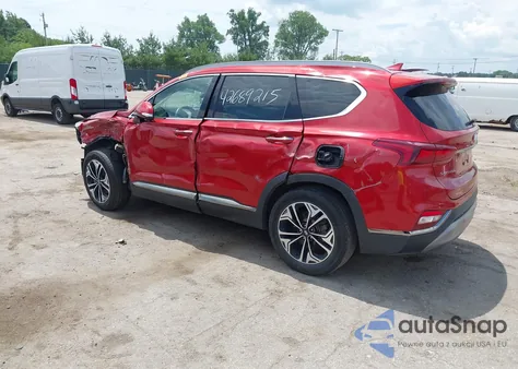 2019 Hyundai Santa Fe Limited 2.0T z USA, uszkodzony, nr VIN 5NMS5CAA4KH107526